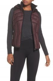 Blanc Noir Aura Mesh Inset Vest at Nordstrom