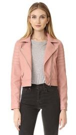 Blank Denim Pretty in Pink Moto Jacket at Shopbop