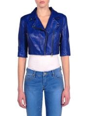 Blank NYC Crop Leather Jacket at Pink Mascara