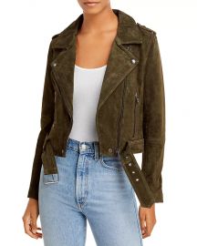 Blank NYC Ivy League Suede Moto Jacket at Bloomingdales