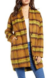 Blank NYC Marigold Plaid Jacket at Nordstrom