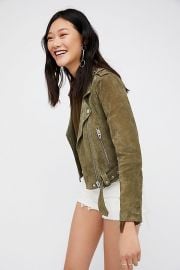 Blank NYC Suede Moto Jacket at Free People