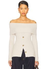 Blanknyc Off The Shoulder Sweater Top In In The Clear at Revolve