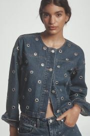 Blanknyc Silver Dreams Denim Jacket at Anthropologie