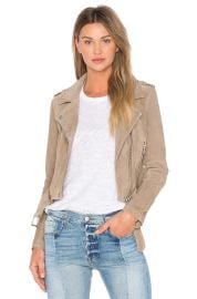 Blanknyc Suede Moto Jacket In Sand Stoner at Revolve