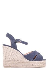 Blaudell Buckle Fastened Wedge Sandals at Cettire