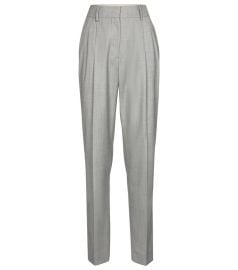 Blaze Milano Banker high rise wide leg wool pants at Mytheresa