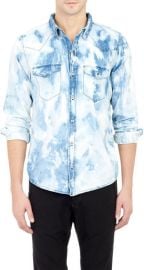 Bleach Washed Western Shirt by NSF at Barneys Warehouse