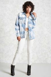 Bleached Denim Jacket at Forever 21