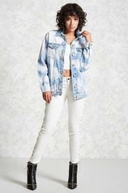 Bleached Denim Jacket at Forever 21 CA