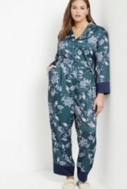 Block Print Collar Jumpsuit by Eloquii at Eloquii