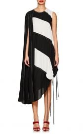 Block-Striped Crepe Maxi Dress at Barneys