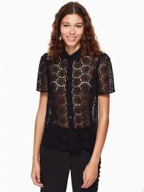 Bloom Flower Lace Top at Kate Spade