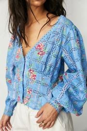 Blossom Eyelet Top at Free People