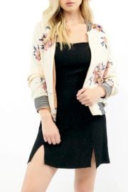 Blossom Print Bomber Jacket by Saltwater Luxe at Shoptiques