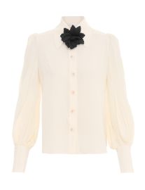 Blouson Shirt Cream Online Zimmermann at Zimmermann