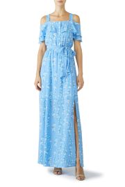 Blue Daisy Printed Maxi by Draper James for 45 - 65 at Rent the Runway