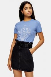 Blue Diamanté Mystic Child T-Shirt at Topshop