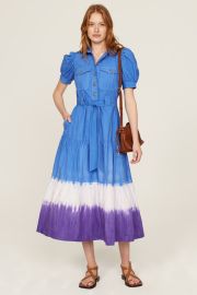 Blue Dip Dye Midi Dress by Derek Lam Collective Rent the Runway at Rent the Runway