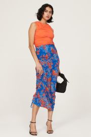 Blue Floral Skirt by Atlein Collective for 50 Rent the Runway at Rent the Runway