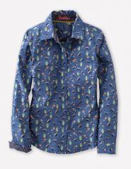 Blue Jay Autumn Birds Shirt at Boden