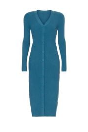 Blue Knit Dress by Ronny Kobo x RTR Rent the Runway at Rent the Runway