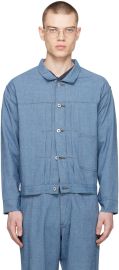 Blue Lot 309 Jacket by Taiga Takahashi on Sale at Ssense