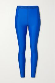 Blue Paneled stretch leggings BALENCIAGA NET-A-PORTER at Net a Porter