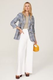 Blue Plaid Beacon Dickey Jacket by Veronica Beard Rent the Runway at Rent the Runway