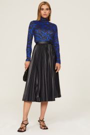 Blue Printed Turtleneck by Jason Wu Collective for 35 Rent the Runway at Rent the Runway