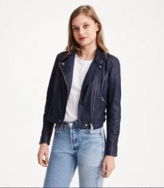 Blue Rowlen Jacket at Club Monaco