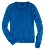 Blue Tippi cardigan at J Crew at J. Crew