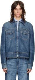 Blue Trucker Denim Jacket at ssense