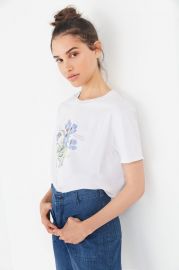 Blue Violet Crew Neck Tee at Urban Outfitters