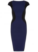 Blue and black pencil dress like Hannas at Dorothy Perkins