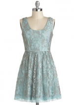 Blue lace dress from Modcloth at Modcloth