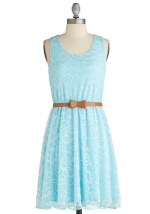 Blue lace dress from Modcloth at Modcloth