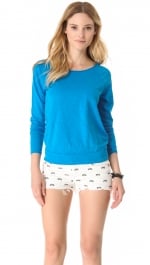 Blue long sleeve tee at Shopbop at Shopbop