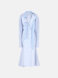 Blue midi shirt dress for Women THE ATTICO at The Attico