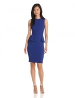 Blue peplum dress by French Connection at Amazon