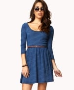 Blue skater dress at Forever 21 at Forever 21