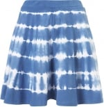 Blue tie dye skater skirt at Topshop at Topshop