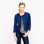 Blue tweed jacket from Jcrew worn on HIMYM at J. Crew