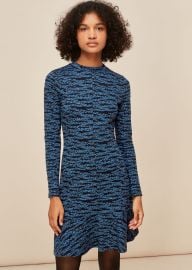 BlueMulti Tiger Leopard Flippy Dress at Whistles