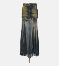 Blumarine Denim Skirt at Mytheresa
