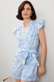 Blurred Floral Romper by Derek Lam 10 Crosby x RTR Rent the Runway at Rent the Runway