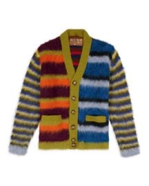 Blurry Lines Alpaca Cardigan - Multi Brain Dead at We Are Brain Dead