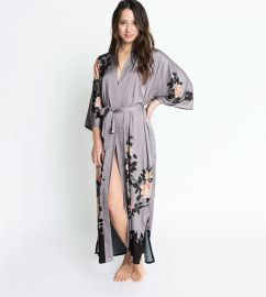 Blush Rose Kimono Robe - Long KIMONO kimandonocom at Kim and Ono