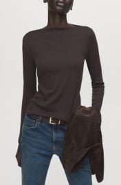 Boat Neck Long Sleeve T-Shirt at Nordstrom