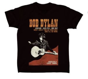 Bob Dylan Blonde on Blonde Tour T-Shirt Classic Band Tees at Old School Tees